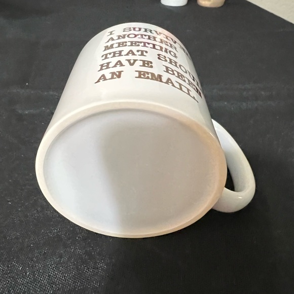 12 ounce Coffee Mug - I Survived Another Meeting. - Picture 2 of 2